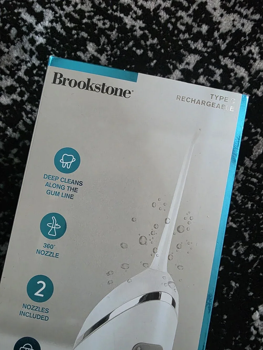 Brookstone rechargeable pulsation